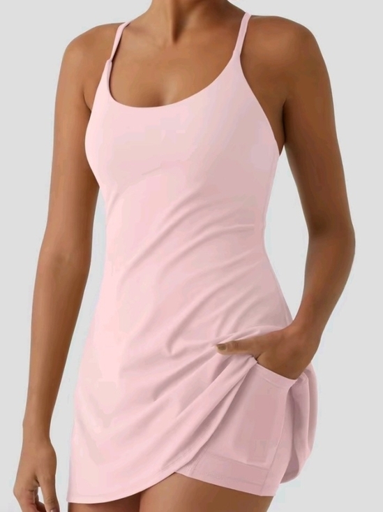 HALARA Dresses & Skirts - Halara Softlyzero Plush Backless Active Dress-Easy Peezy, Spring Dress/Dance XL